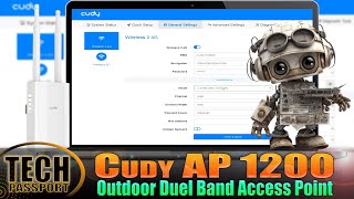 Cudy AC1200 Wireless Outdoor Access Point 🔥 How To Setup Cudy AP1200 Outdoor Duel Band Access Point [upl. by Ahsekad726]