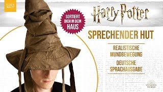 Harry Potter Sprechender Hut mit Sound [upl. by Auhsohey]