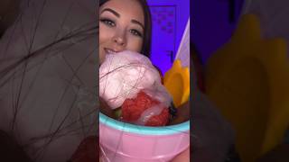 GLACE avec sauce blanche et poils asmr [upl. by Brigitta]