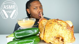 ASMR MUKBANG  Whole Rotisserie Chicken  Sriracha Ranch Sauce [upl. by Aristotle348]