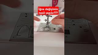 Dikiş makinesi iğne değişimi nasıl olur dikişdersi dikişdikmek dikişdikmek diy dikişdersleri [upl. by Wesla]