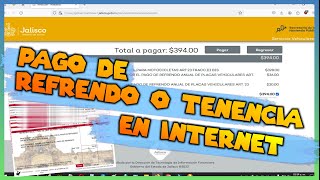 Refrendo en Jalisco Evita Filas Paga en Pijamas Guía Rápida Pagando Online en Minutos ⏰ Tenencia [upl. by Ellora]