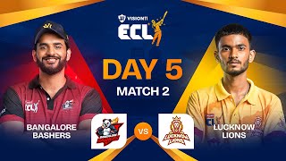 ECL  Match 11  Bangalore Bashers vs Lucknow Lions  Abhishek Malhan vs Anurag Dwivedi [upl. by Nosdivad]