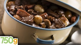 Recette du Boeuf Bourguignon  750g [upl. by Brant]