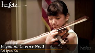 Paganini Caprice No 1  SoHyun Ko 12 violin [upl. by Hobard]