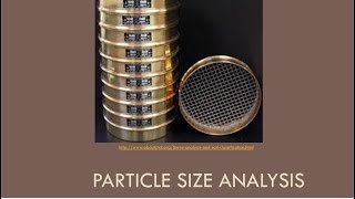 CEEN 341  Lecture 2  Particle Size Analysis [upl. by Secrest]