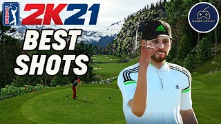 MY BEST SHOTS in PGA TOUR 2K21 [upl. by Acino]