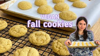 DELEICOUS amp VEGAN pumpkin sugar cookies [upl. by Ideih651]