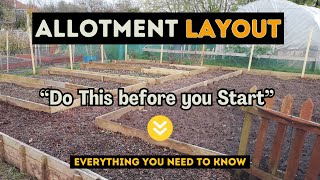 Allotment Layout ideas  How to set up your VEG Garden like a PRO [upl. by Letnuahs]