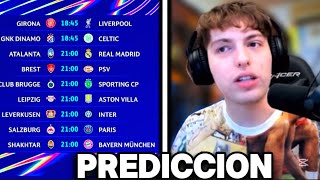 DAVOO XENEIZE HACE Su PREDICCION De La UEFA CHAMPIONS LEAGUE [upl. by Cathlene]