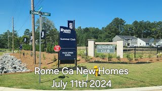 Rome Ga New Homes July 11th 2024 newhomes rome newhome [upl. by Nnylg181]