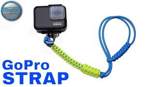 GoPro Paracord Wristband  How to make Paracord wristband  DIY Camera Paracord Strap [upl. by Caldeira]