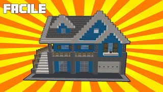 COME COSTRUIRE UNA NUOVA VILLA MODERNA PAZZESCA  Minecraft Tutorial FACILE [upl. by Marquez]