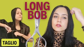 Come tagliarsi i capelli da soleCASCHETTO LUNGO long Bob [upl. by Ruttger]