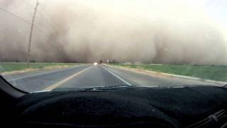 Driving into AZ Haboob Dust Storm HD [upl. by Akisej]