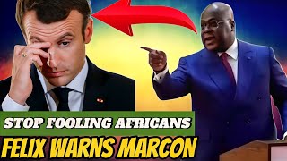 Boldly Challenging FrancePresident Tshisekedi Asserts Africas Rights in press conference [upl. by Daegal829]