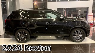 New 2024 Ssangyong Rexton 4WD Black Color  Exterior and Interior Details [upl. by Beesley]