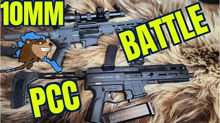 CMMG Banshee 10mm vs Stribog SP10A3 10mm [upl. by Arremat]