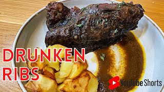 Beef Short Ribs Italian Style braised in Red Wine [upl. by Eillak]