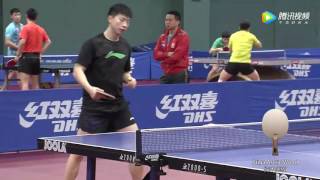 201701 Ma Long vs Ren Hao in training [upl. by Allred472]