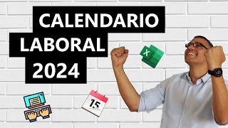 Calendario laboral 2024 en Excel [upl. by Sello85]