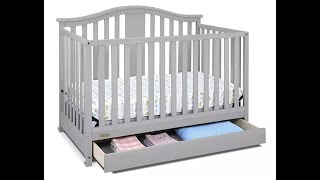 Lets SHOP Graco Solano 4in1 Convertible Crib with Drawer Choose Color [upl. by Wadleigh328]