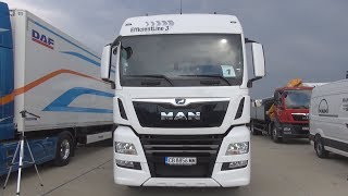 MAN TGX 18500 4x2 BLS EfficientLine 3 Tractor Truck 2018 Exterior and Interior [upl. by Viehmann]