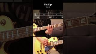 무조건 쳐봐야하는 레전드 기타리프 sum41 fatlip 기타연주 [upl. by Eillat]