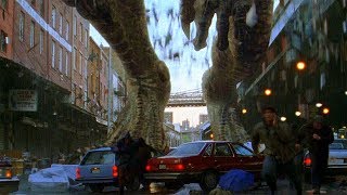 Godzilla Arrives in New York  Fishing Scene  Godzilla 1998 Movie Clip HD [upl. by Kciredec]