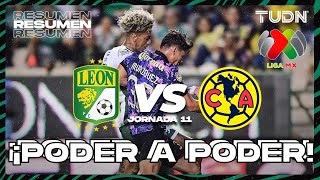 HIGHLIGHTS  León vs América  Liga Mx AP2024  J11  TUDN [upl. by Anival]