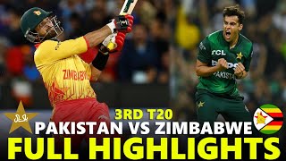 Pakistan vs Zimbabwe Full Highlights 3rd T20 2024  pak vs zim [upl. by Phoebe]