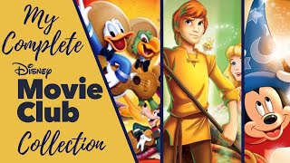 Disney Movie Club  My Entire DVD and Bluray Collection  70 Titles [upl. by Arahsat633]