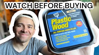 BEST WOOD FILLER  Dap Plastic Wood  Honest Review [upl. by Ecenaj]