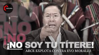 ¡NO SOY TU TÍTERE LUCHO ARCE EXPLOTA CONTRA EVO MORALES  CabildeoDigital [upl. by Maddi39]