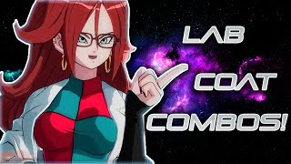 Android 21 Lab Coat Combos Dragon Ball Fighterz [upl. by Eidurt]