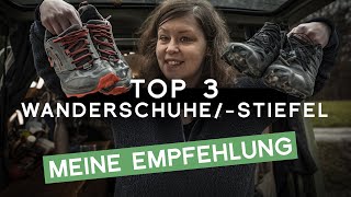 TOP 3 Wanderschuhe Wanderstiefel Empfehlungen für Anfänger Trailrunning Schuhe Test 2022 [upl. by Jacquelin]