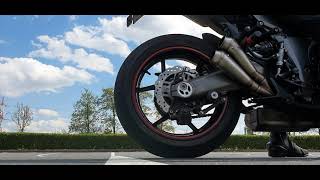 kawasaki z1000sx 2011 laser exhaust no dbkiller [upl. by Hasen308]