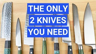 The Only 2 Kitchen Knives You Need And 4 You Don’t [upl. by Retnyw346]