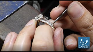 The Cleaning and Polishing of an Engagement Ring [upl. by Nesiaj]