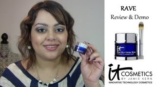 It Cosmetics Bye Bye Under Eye Corrector Concentrate Cream RAVE Review amp Demo [upl. by Airtemad34]