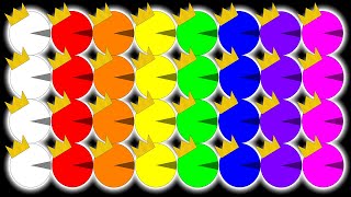 The Pacman Sorter Marble Race ASRM in Algodoo [upl. by Irina]