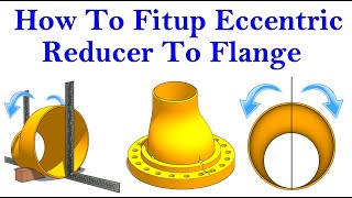 ECCENTRIC REDUCER TO SLIP ON FLANGE FIT UP [upl. by Yona]