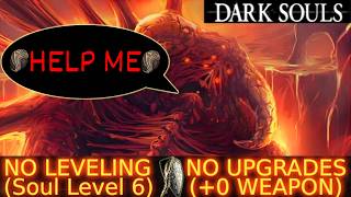 Ceaseless Discharge NO LEVELING SL6 NO UPGRADES 0 Weapon  DARK SOULS REMASTERED [upl. by Balfour226]