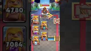 Barbarians Vs Tower clashroyale viral new [upl. by Carmella341]