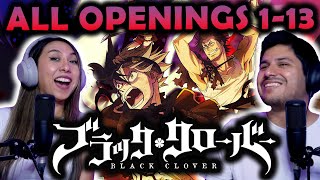 COUPLE REACTS TO BLACK CLOVER OPENINGS 113  🔥😱 [upl. by Galatea481]