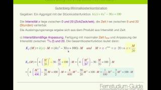 EBWL GutenbergMinimalkostenkombination Teil 2 [upl. by Ahseiym]