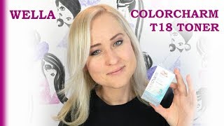 WELLA COLOR CHARM T18  REVIEW  Dazzling Beauty [upl. by Yole]