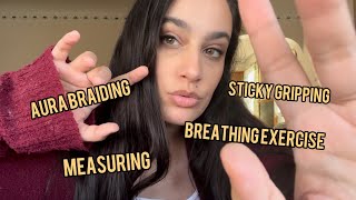 Fast Chaotic ASMR Personal Attention Aura Braiding Measuring Beeswax Paper  Much More [upl. by Ayotaj946]