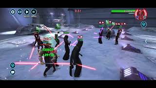 Darth Traya vs Darth Traya mirror match  SWGOH GAC 5v5 [upl. by Prouty676]