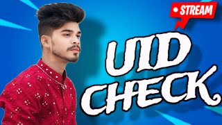 🔴 LIVE UID CHECK 🥵 ❤ FREE FIRE 🔥 LIVE 💯 FREE FIRE AM FF LIVE FREE FIRE INDIA 🇮🇳 BACK [upl. by Aranaj]